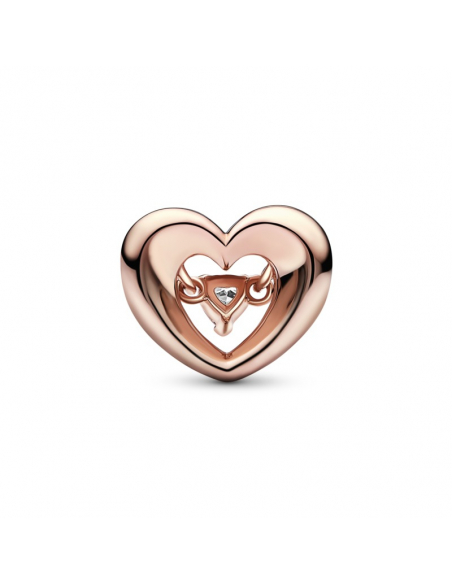 Pandora Charm Cuore Splendente con Pietra