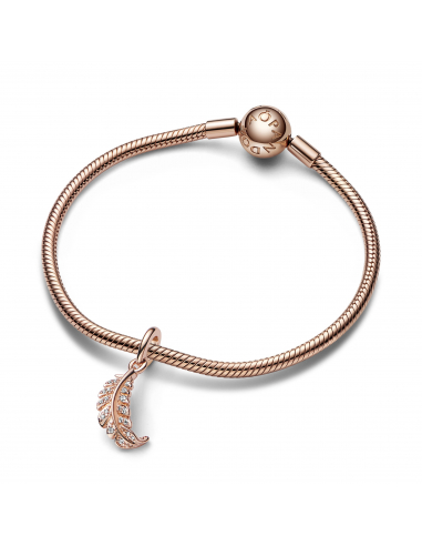 Pandora Charm pendente Piuma Curva Fluttuante