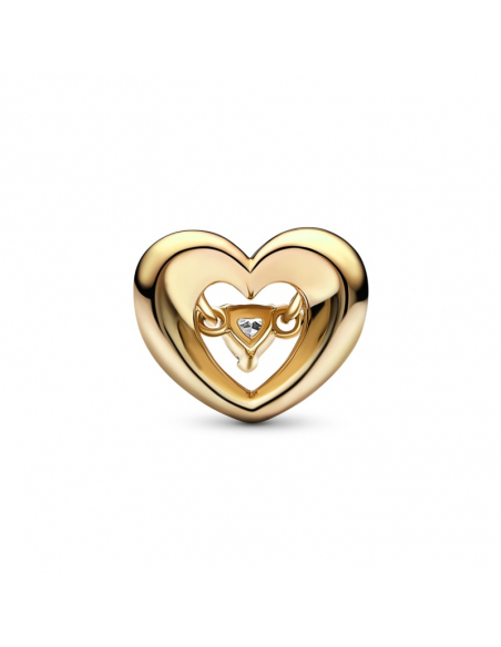 Pandora Charm Cuore Splendente con Pietra