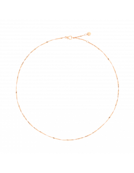 COLLANA DODO ESSENTIAL TORCHION. ORO ROSA