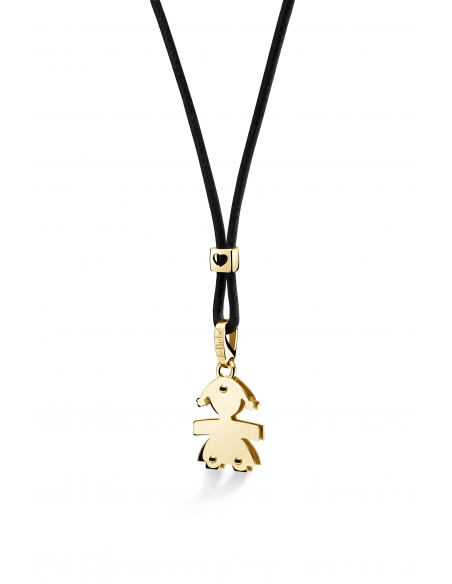 CIONDOLO LE BEBE FEMMINUCCIA. ORO GIALLO