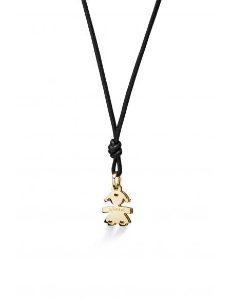 CIONDOLO LE BEBE MINI FEMMINUCCIA. ORO GIALLO