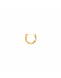 ORECCHINI DODO GRANELLI. ORO GIALLO