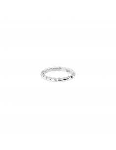 ANELLO DODO GRANELLI. ARGENTO MISURA 56 2