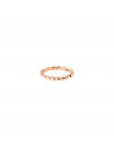 ANELLO DODO GRANELLI. ORO ROSA MISURA 52 2