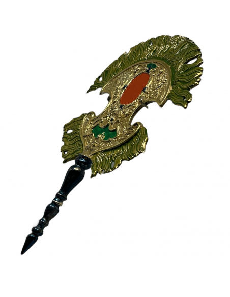 SOPRAMMOBILE IN ARGENTO. RIPRODUZIONE DI UN ANTICO VENTAGLIO