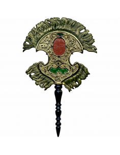 SOPRAMMOBILE IN ARGENTO. RIPRODUZIONE DI UN ANTICO VENTAGLIO 2