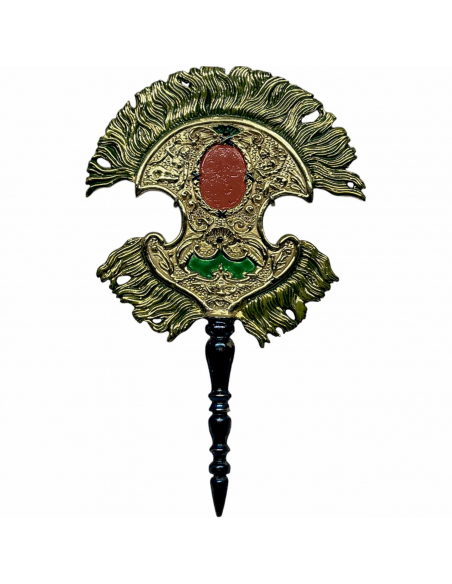 SOPRAMMOBILE IN ARGENTO. RIPRODUZIONE DI UN ANTICO VENTAGLIO