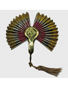 SOPRAMMOBILE IN ARGENTO. RIPRODUZIONE DI UN  ANTICO VENTAGLIO. ITALIA XVIII SECOLO 2