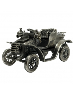 SOPRAMMOBILE IN ARGENTO. AUTOMOBILE FIAT 1901 2