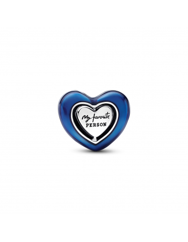 Pandora Charm Cuore Blu Girevole