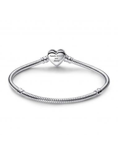 Pandora Bracciale con Chiusura Cuore Infinito Pietre Luminose Misura 16