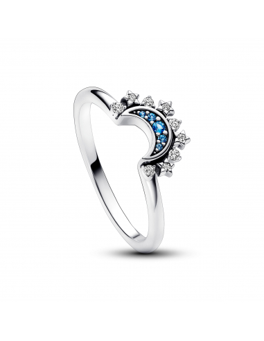 Pandora Anello Luna Pietre Blu Misura 54
