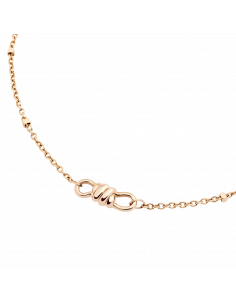 BRACCIALE DODO NODO SOFT. ORO ROSA MISURA L 2