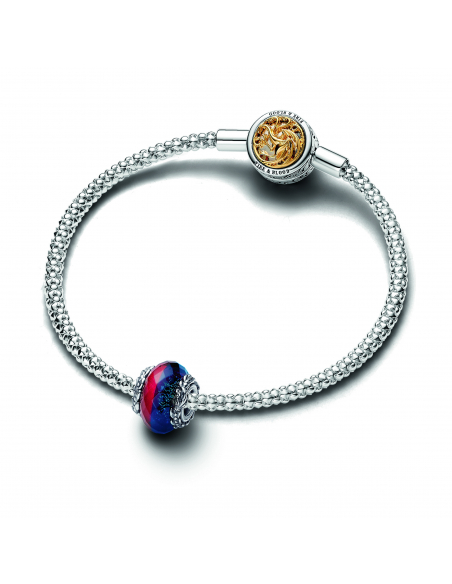 Pandora Il Trono di Spade. Vetro di Murano Ghiaccio e Fuoco