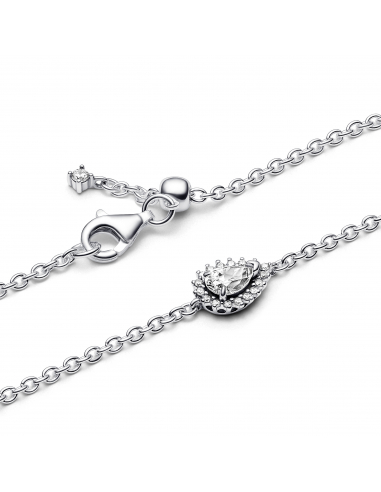 Pandora Bracciale a Catena con Punto Luce Goccia Misura 18