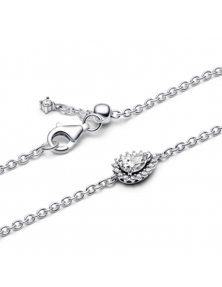 Pandora Bracciale a Catena con Punto Luce Goccia Misura 18
