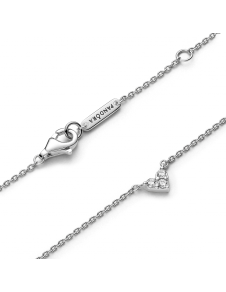 Pandora Collana Cuore con Tre Pietre