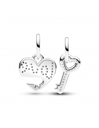Pandora Pendente Divisibile Cuore e Chiave