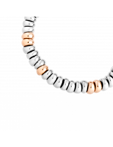 BRACCIALE DODO RONDELLE BOLD. ARGENTO MISURA XL