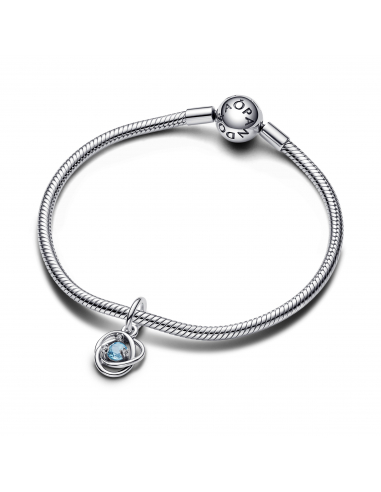 Pandora Ciondolo pendente Cerchio dellEternit Azzurro