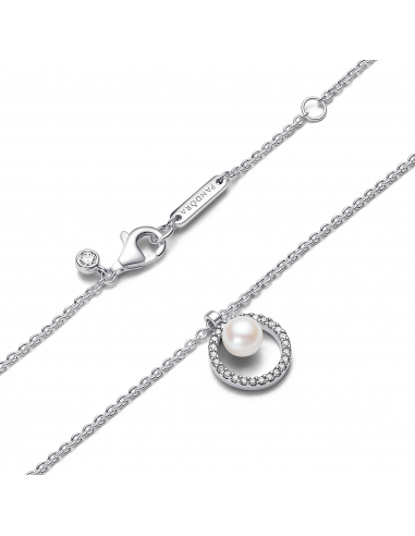 Pandora Collana con Perla d Acqua Dolce Coltivata e Pav