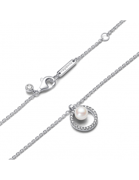 Pandora Collana con Perla d Acqua Dolce Coltivata e Pav