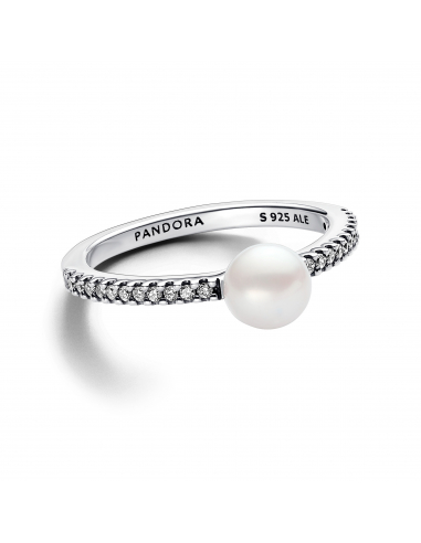 Pandora Anello Perla d Acqua Dolce Coltivata e Pav Misura 56