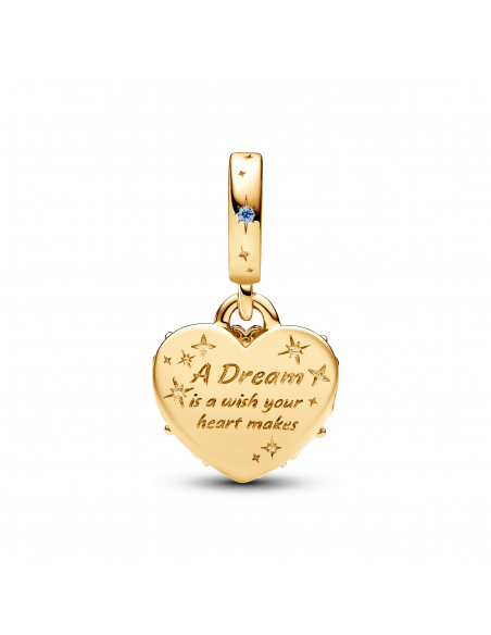 Pandora X Disney. Cenerentola. Pendente Carrozza e Cuore