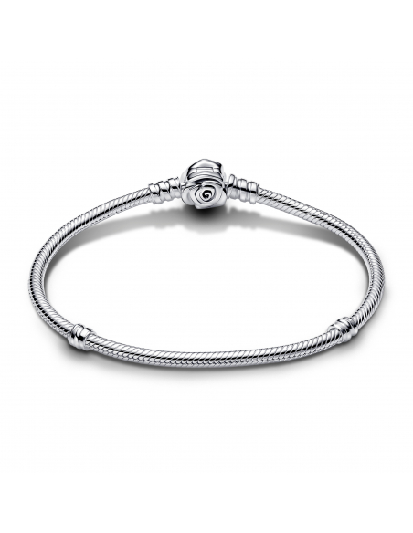 Pandora Bracciale con Chiusura a Rosa Misura 18