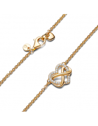 Pandora Collana Cuore Infinito Pietre Luminose