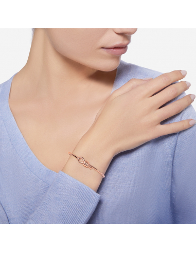 BRACCIALE BANGLE DODO NODO. ORO ROSA MISURA L