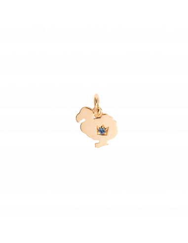 CHARM DODO IN EDIZIONE LIMITATA. ORO ROSA ZAFFIRO