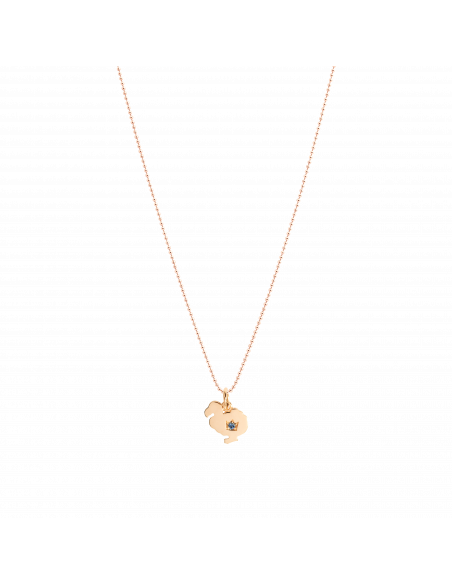 CHARM DODO IN EDIZIONE LIMITATA. ORO ROSA ZAFFIRO