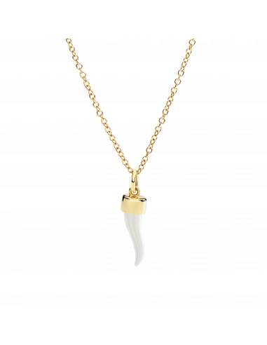 CIONDOLO DODO CORNO. ARGENTO ORO GIALLO