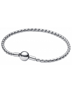 Pandora Bracciale Maglia Spiga con Chiusura a Sfera Misura 17