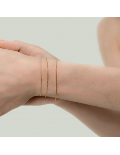 BRACCIALE DEDIE' MAGLIA VENEZIANA, ORO 2