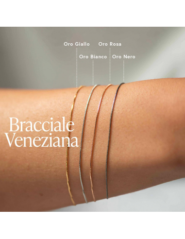 BRACCIALE DEDIE' MAGLIA VENEZIANA, ORO