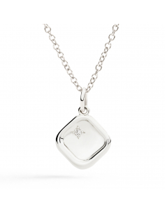 CIONDOLO DODO SIGILLO. ARGENTO. DIAMANTE 2