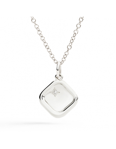 CIONDOLO DODO SIGILLO. ARGENTO. DIAMANTE