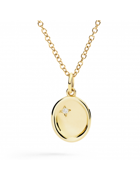 CIONDOLO DODO SIGILLO. ORO GIALLO. DIAMANTE