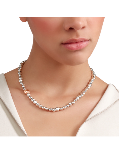 COLLANA DODO PEPITA. ARGENTO ORO ROSA