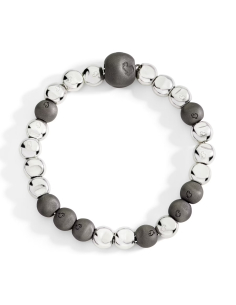 BARCCIALE DODO PEPITA. ARGENTO. TITANIO MISURA XL