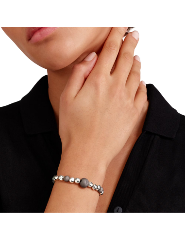 BARCCIALE DODO PEPITA. ARGENTO. TITANIO MISURA 3XL