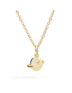 CIONDOLO DODO PIANETA. ORO GIALLO. DIAMANTE 2