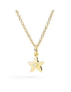 CIONDOLO DODO STELLINA. ORO GIALLO. DIAMANTE 2