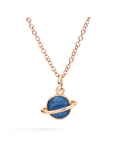 CIONDOLO DODO PIANETA. ORO ROSA. SMALTO 2