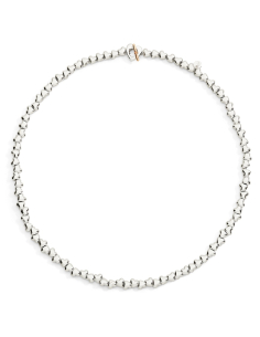 GIROCOLLO DODO CUORICINI. ARGENTO. ORO ROSA