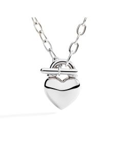 GIROCOLLO DODO CUORE LUCCHETTO. ARGENTO 2