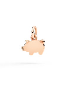 CIONDOLO  DODO MAIALINO. ORO ROSA